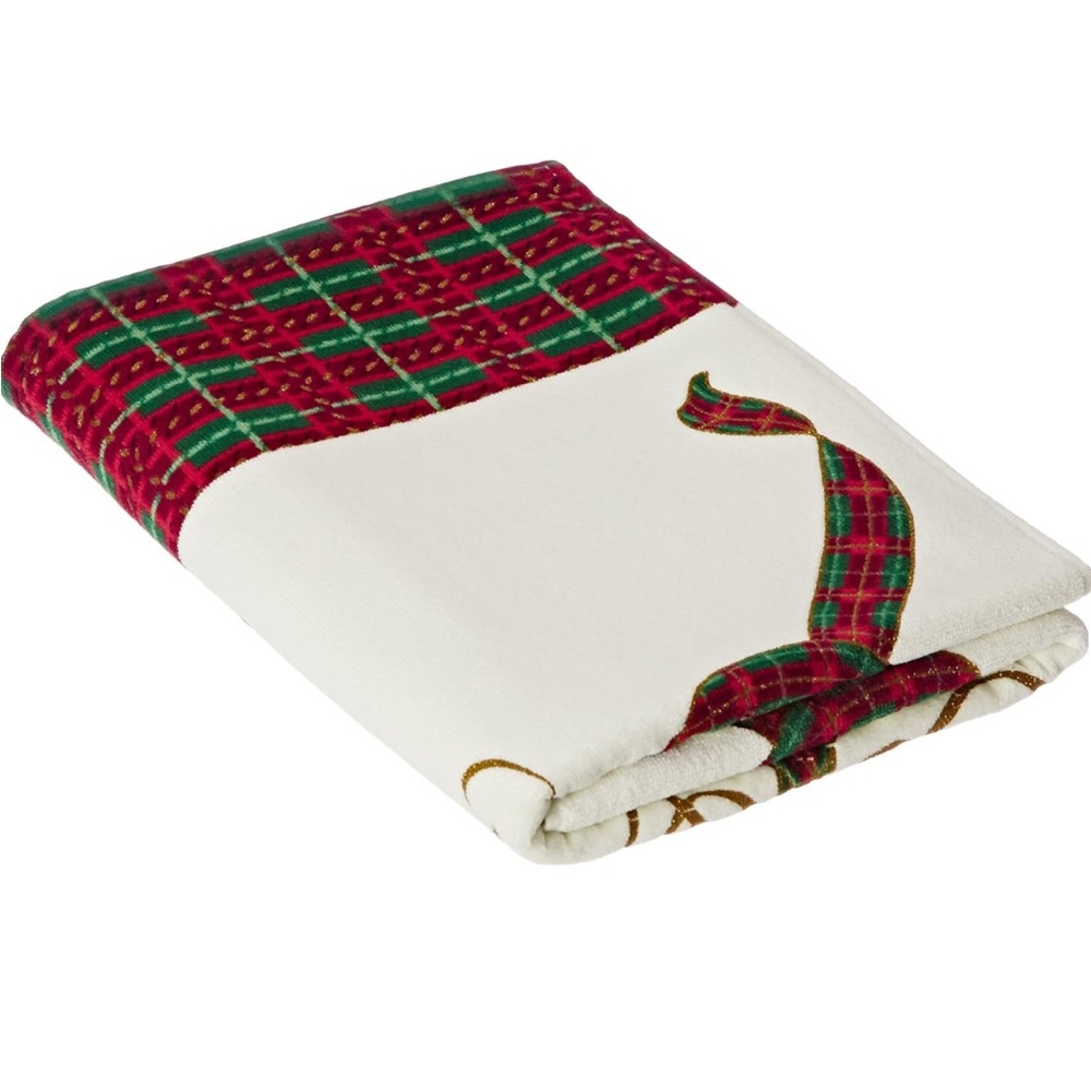 Lenox Holiday Festive Hand Towels and Washcloth